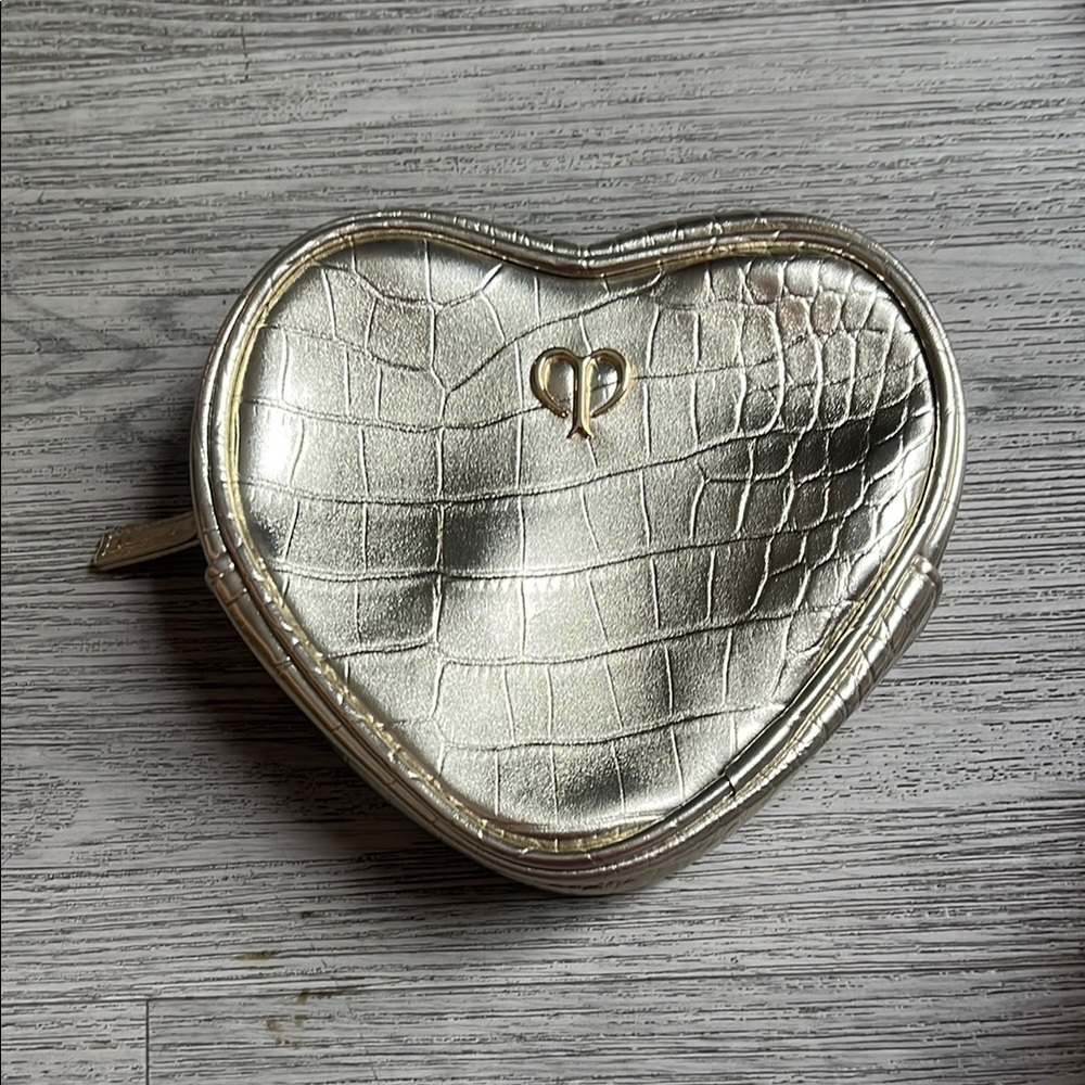 Heart-Shaped Gold Bag
